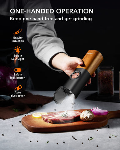 FORLIM USB-rechargeable grinder with Type-C port for cordless use