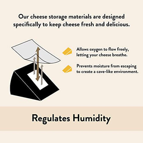 Formaticum reusable cheese wraps reduce plastic waste while keeping cheese fresh.