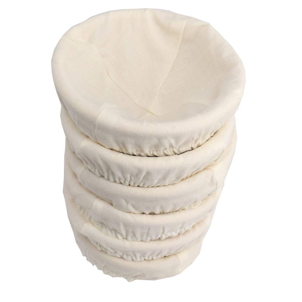 Forsun 5-inch banneton set for even fermentation and rustic loaves.
