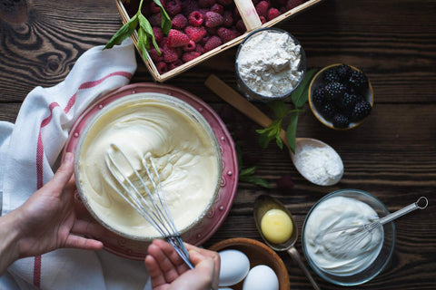 ForTomorrow dishwasher-safe whisk ready for easy cleaning.