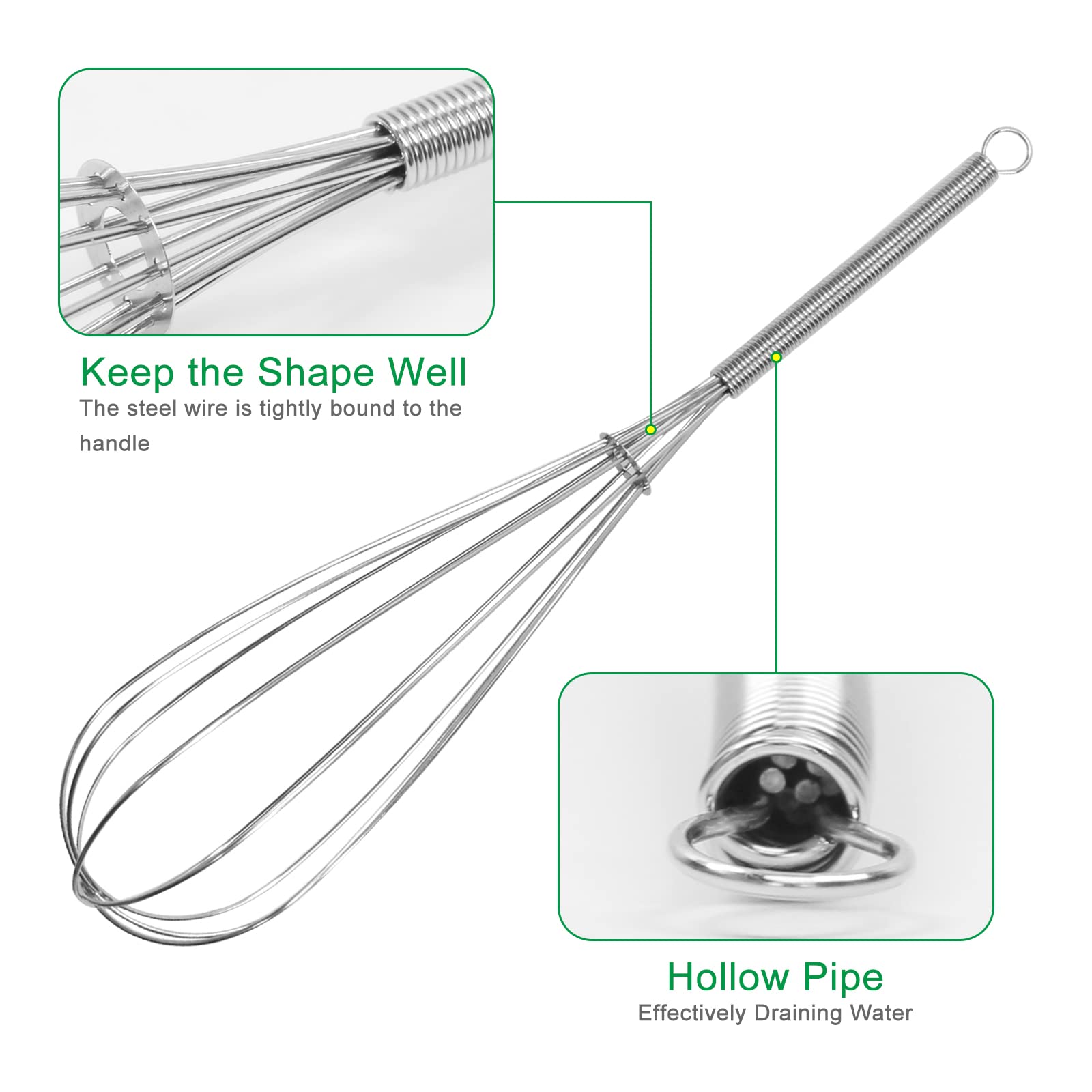 ForTomorrow whisk set on hook shows quick access and tidy storage.