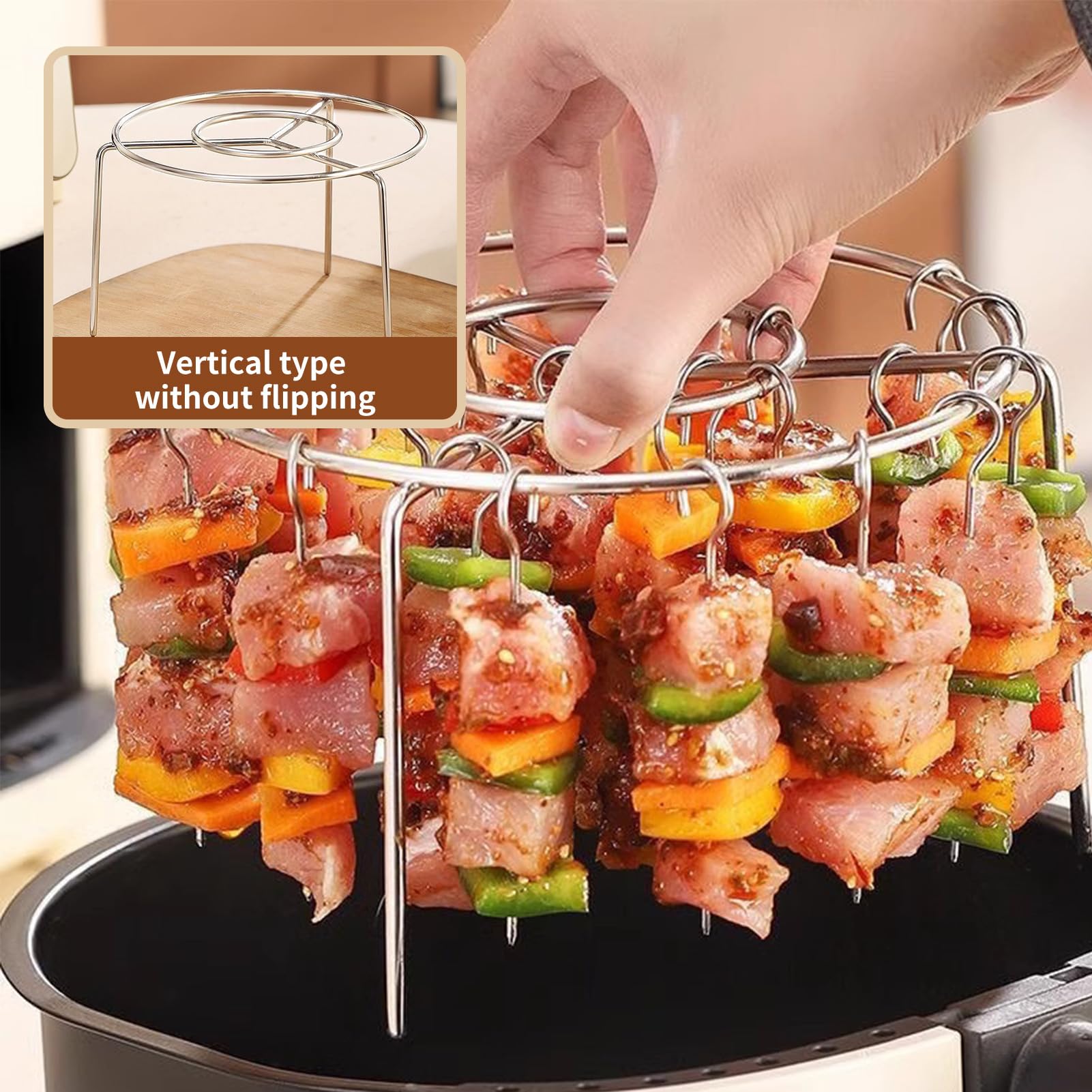 FOTN 2025 30 vertical skewers ready for batch kabobs