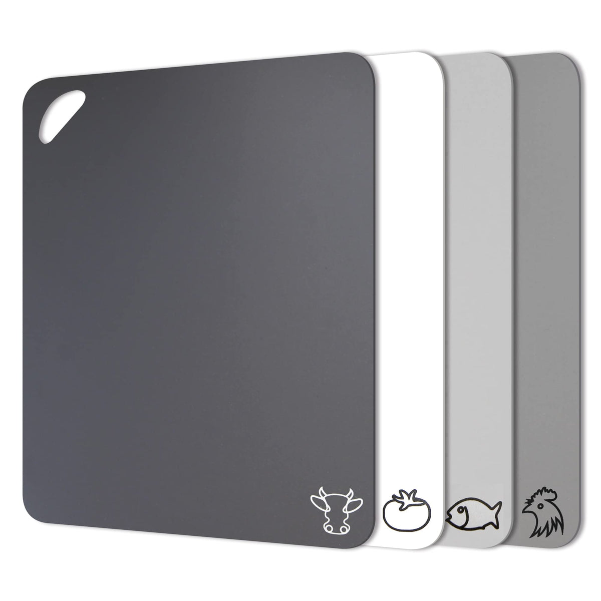 Fotouzy cutting board meat icon for color-coded prep and flavor control.