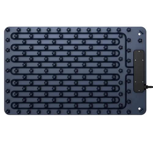 Fousixdi warming mat shows temperature control settings for precise heat