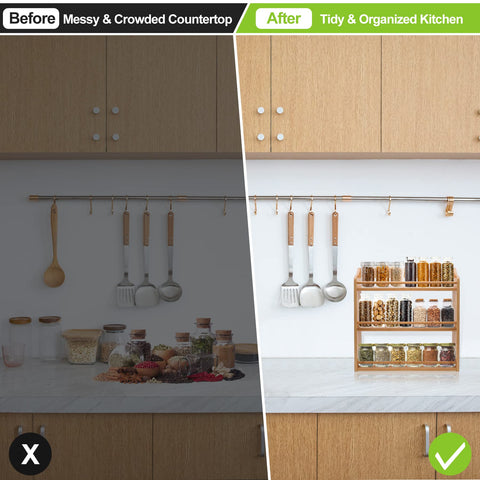 FoverOne wall-mount setup saves counter space for spices