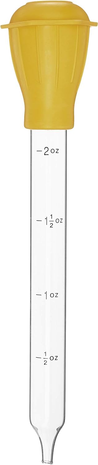 Fox Run baster dimensions 2x2x11 inches help precise portioning.