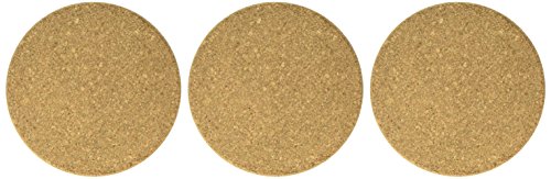 Fox Run cork trivet supports indoor planter to prevent surface marks.