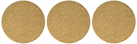 Fox Run cork trivet supports indoor planter to prevent surface marks.