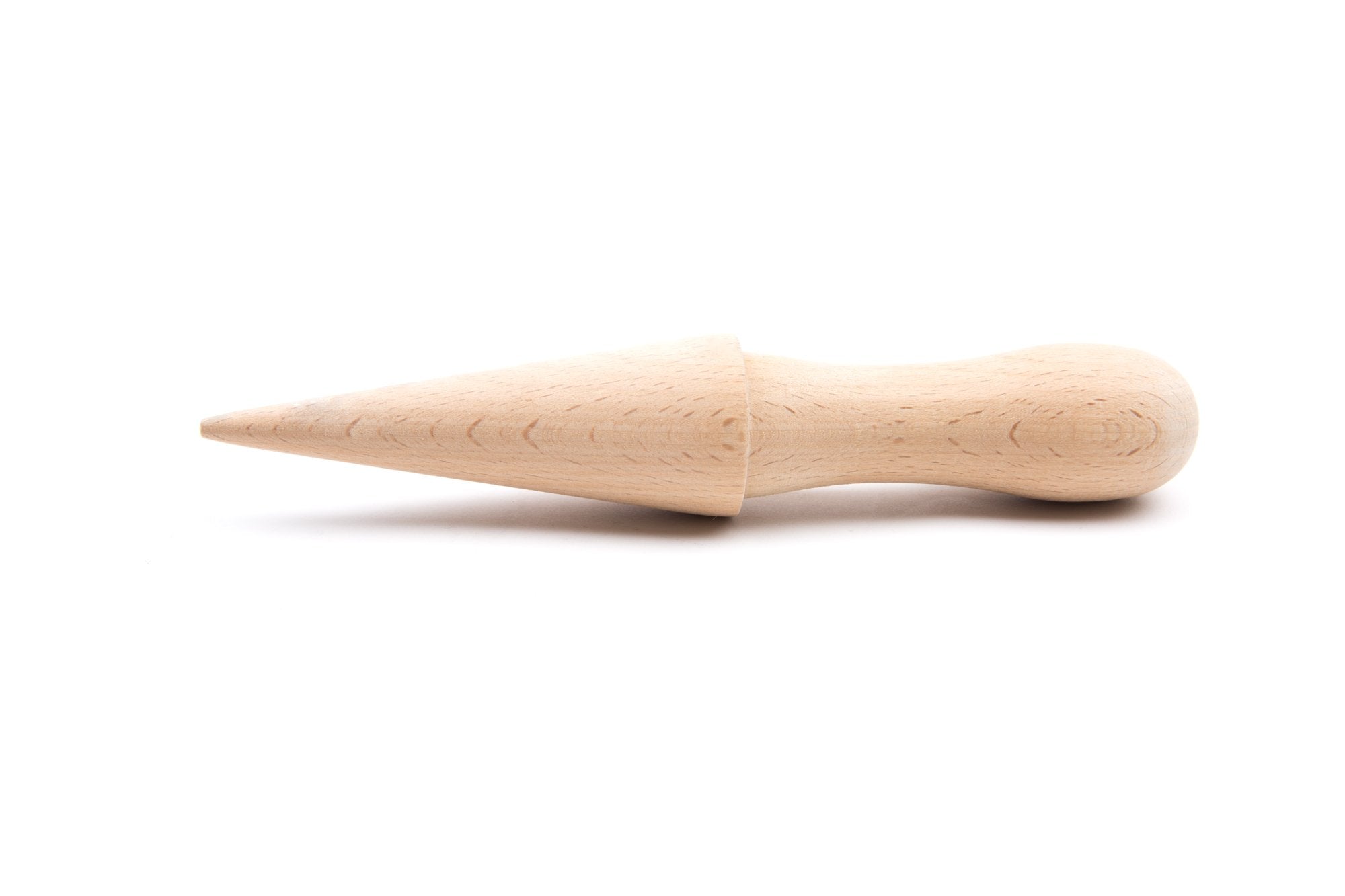 Fox Run krumkake roller in natural beechwood, durable and safe