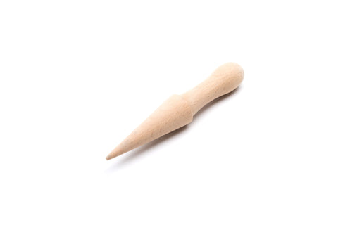 Fox Run pizzelle roller with beechwood handle for easy shaping