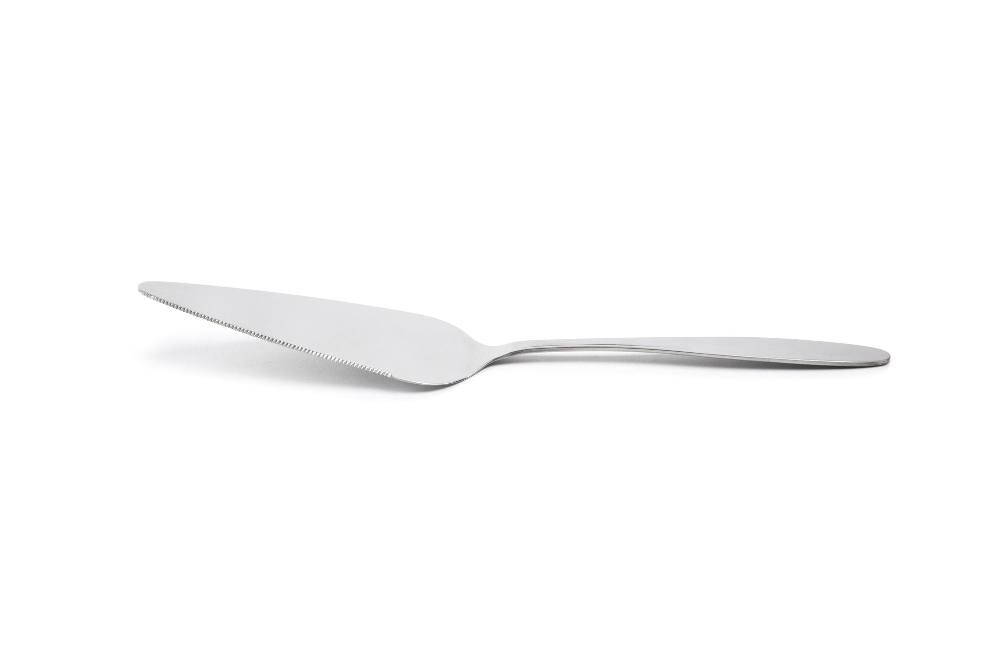 Fox Run serrated-edge server easily cuts pie, quiche, or brownies.