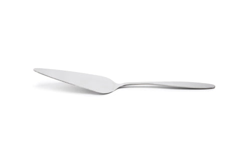 Fox Run serrated-edge server easily cuts pie, quiche, or brownies.