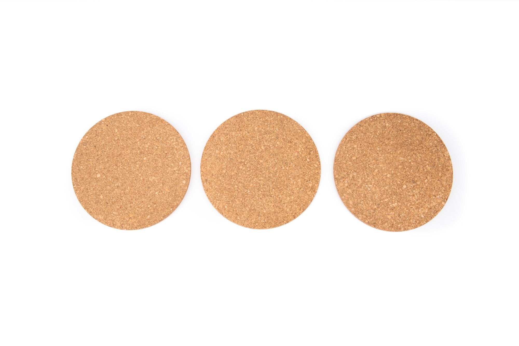 Fox Run cork trivets stacked for easy storage.