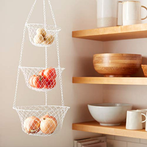 Fox Run 3-tier design offers versatile storage for crafts and more.