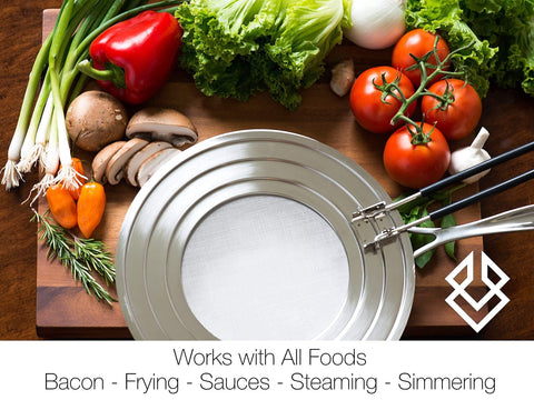 FOXEL guard stores flat in a drawer for convenient access.