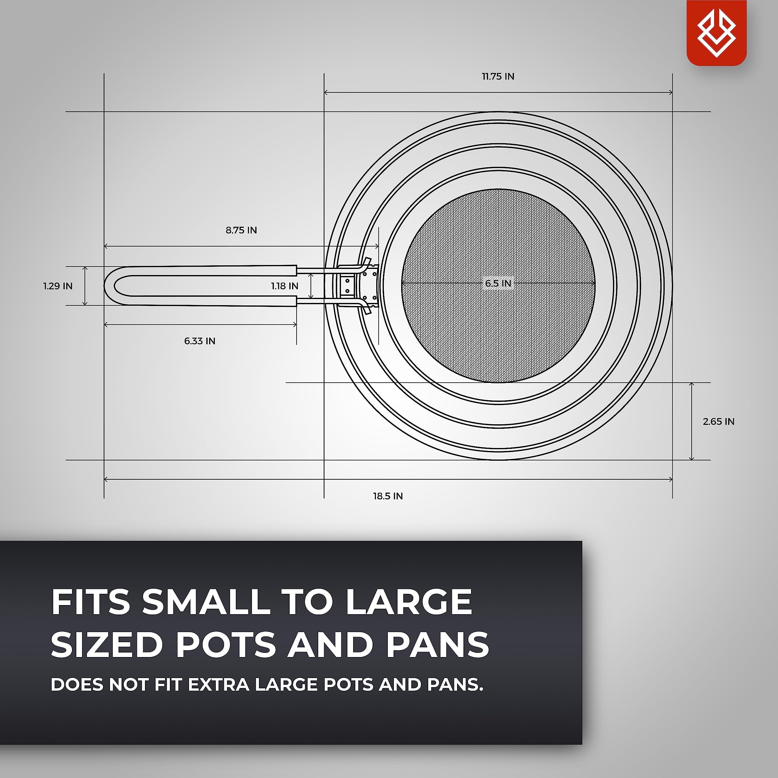 FOXEL micro-mesh screen provides tight protection against oil splash.