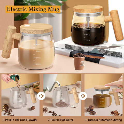 Accessible battery compartment for easy two AAA installation on FOXNSK mug