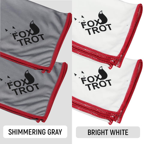 Fox Trot cloth removes fingerprints from oven doors and refrigerators