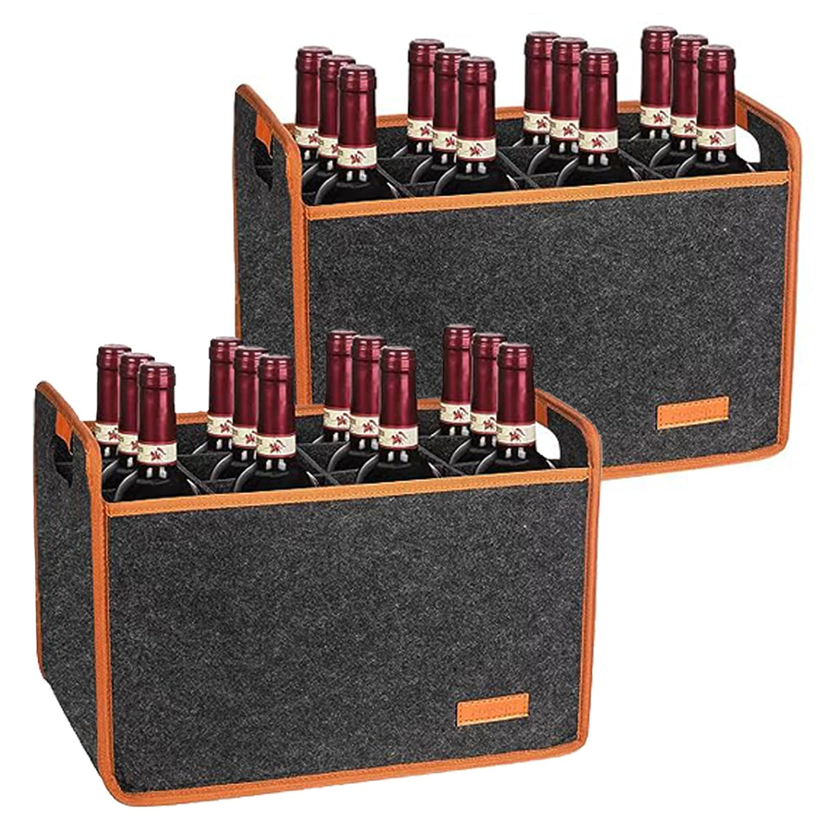 Foyego 12-bottle wine tote insulated for temperature-friendly transport.