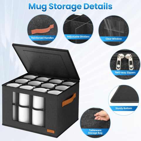 Foyego box front with PVC window for quick content checks