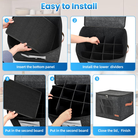 Foyego multi-purpose storage use for moving or seasonal cups
