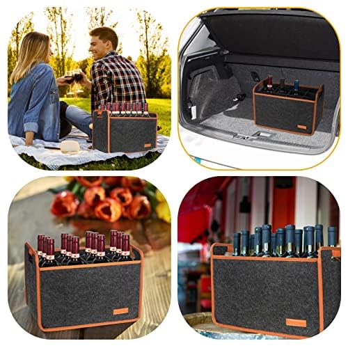 Foyego two-pack wine tote set ideal for sharing wine on outings.