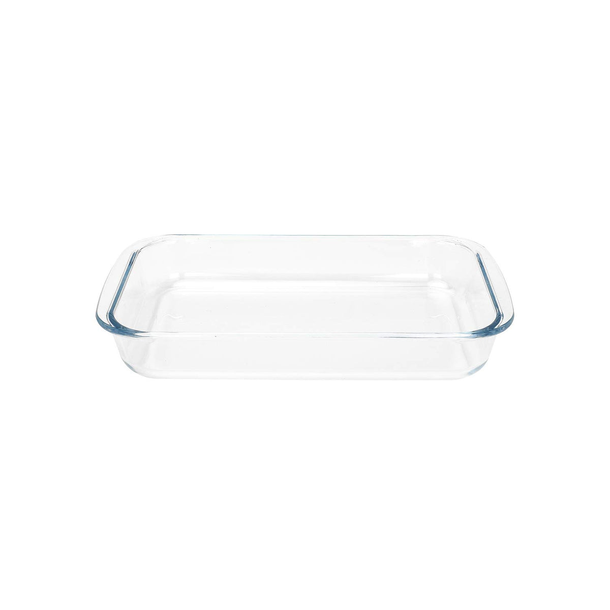 FOYO Basics tempered glass baking dish top view for even heat distribution