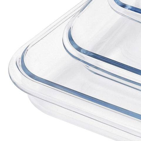 FOYO Basics tempered glass baking dish dishwasher safe for cleanup