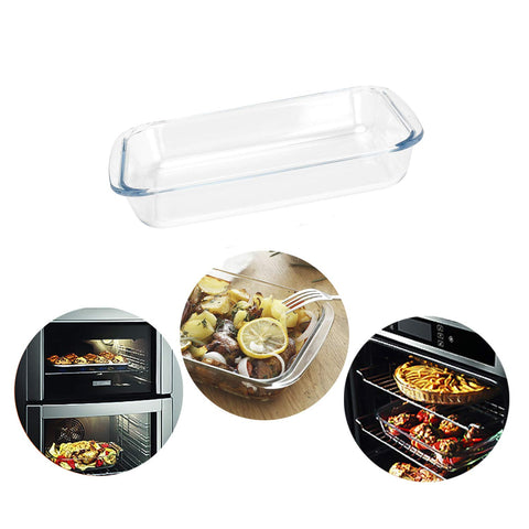 FOYO Basics tempered glass baking dish in use illustrates even heat distribution
