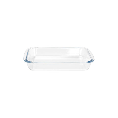 FOYO Basics tempered glass baking dish oven-ready image demonstrates safe, heat-resistant baking performance