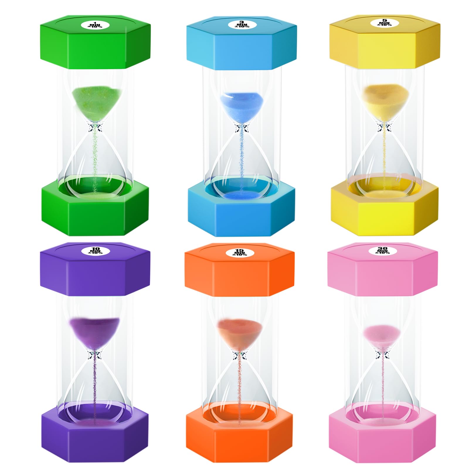 FOYOTO Hourglass timer in green color for kids’ routines and games