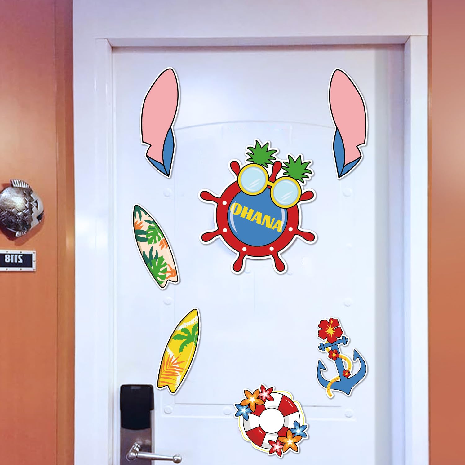 Fprl cruise magnets reusable on fridges and doors for future trips.