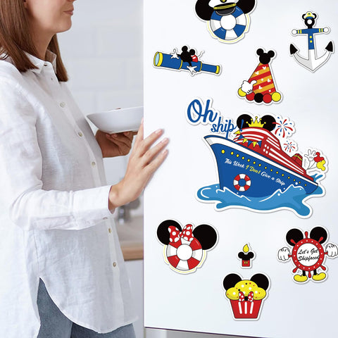 Fprl mouse magnet car door decor for travel-friendly style