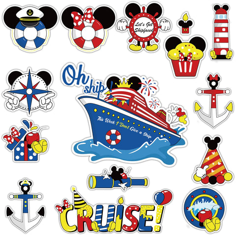 Fprl mouse magnet cruise door ship wheel on metal surface for durable decor