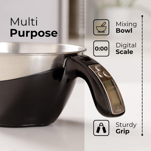 Fradel scale with 11 lb capacity for both small and larger batches