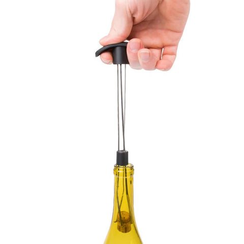 Franmara wine accessory features durable stainless steel construction.