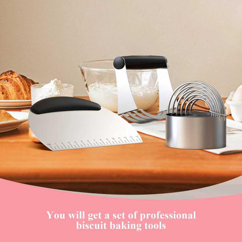 Frapkom pastry set highlights ergonomic handles for less wrist strain during use