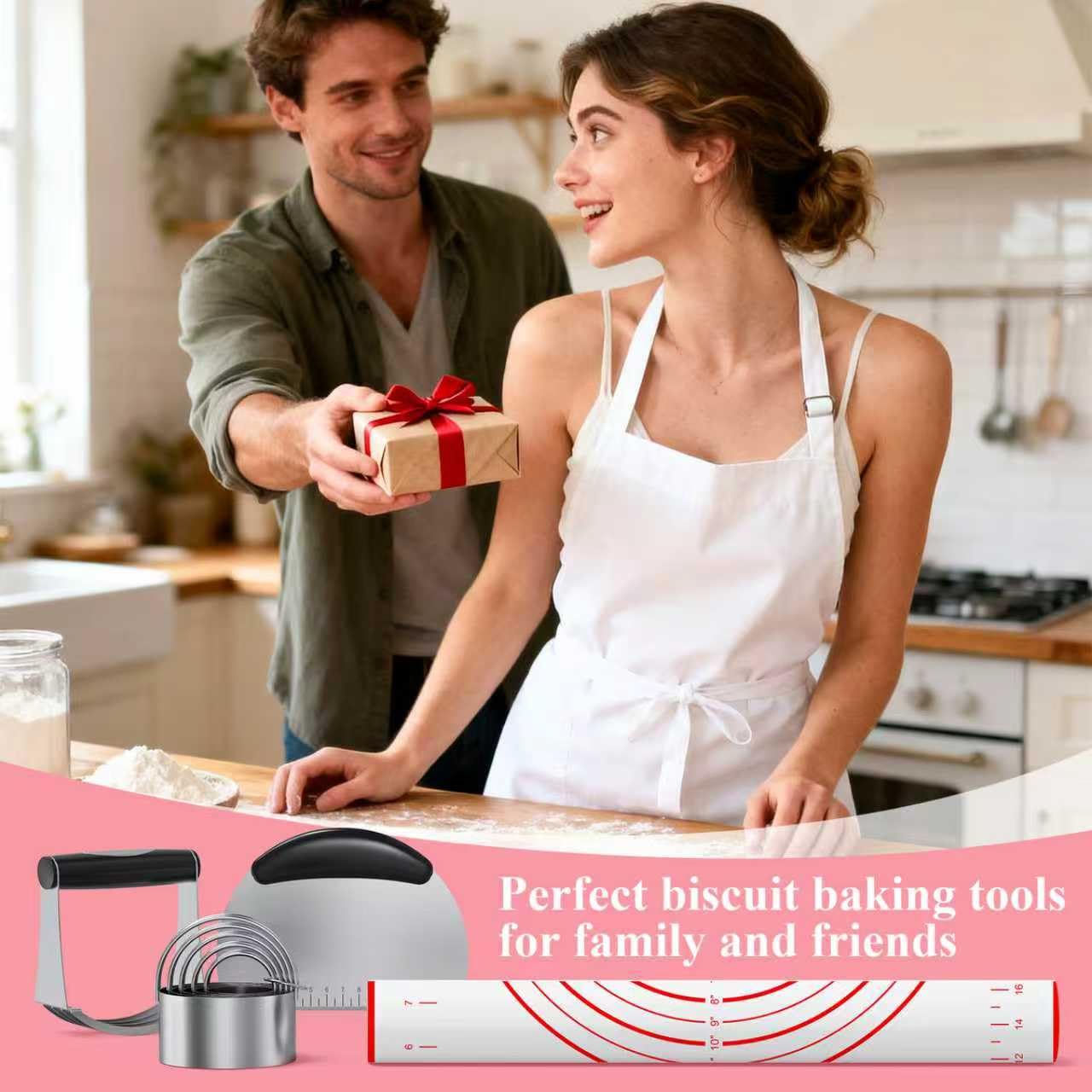 Frapkom tools easy clean for quick dry after baking