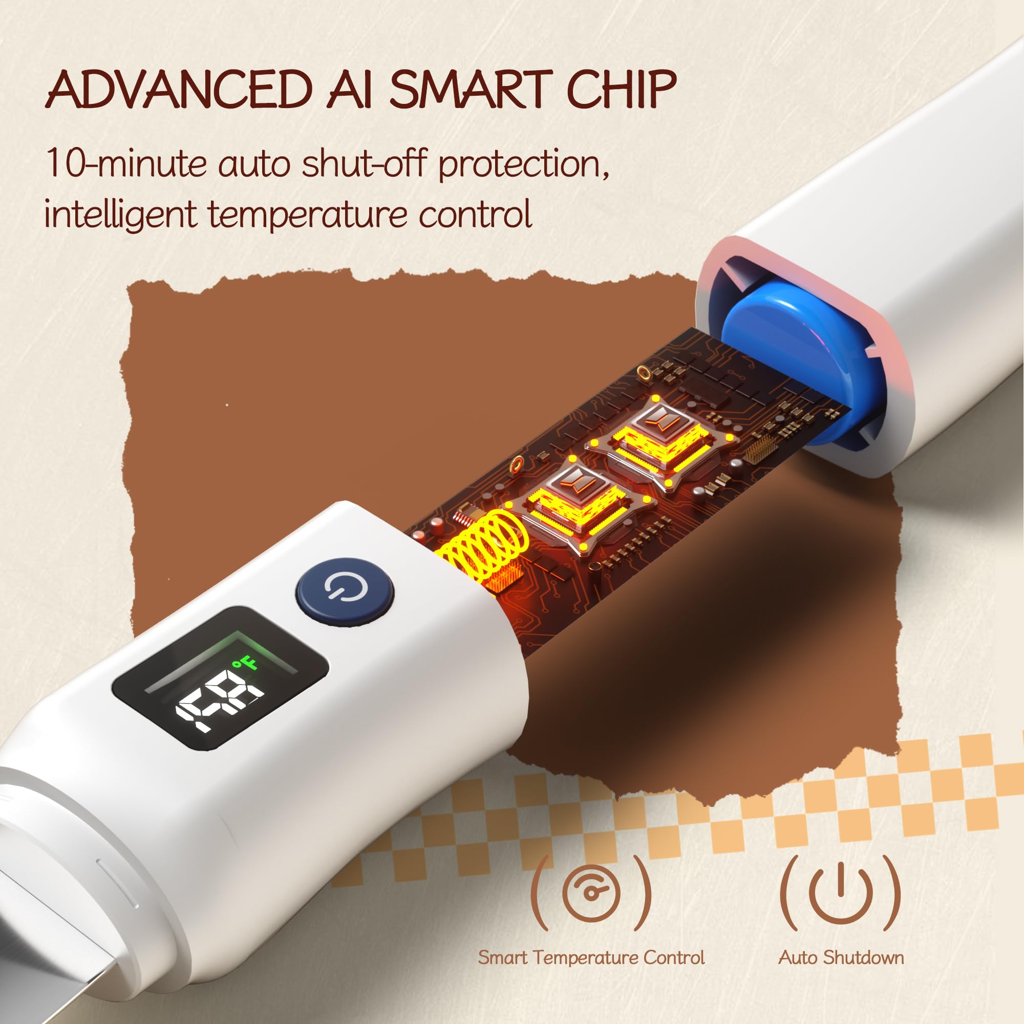 Frayo heated butter knife auto shut-off keeps safe operation after use.