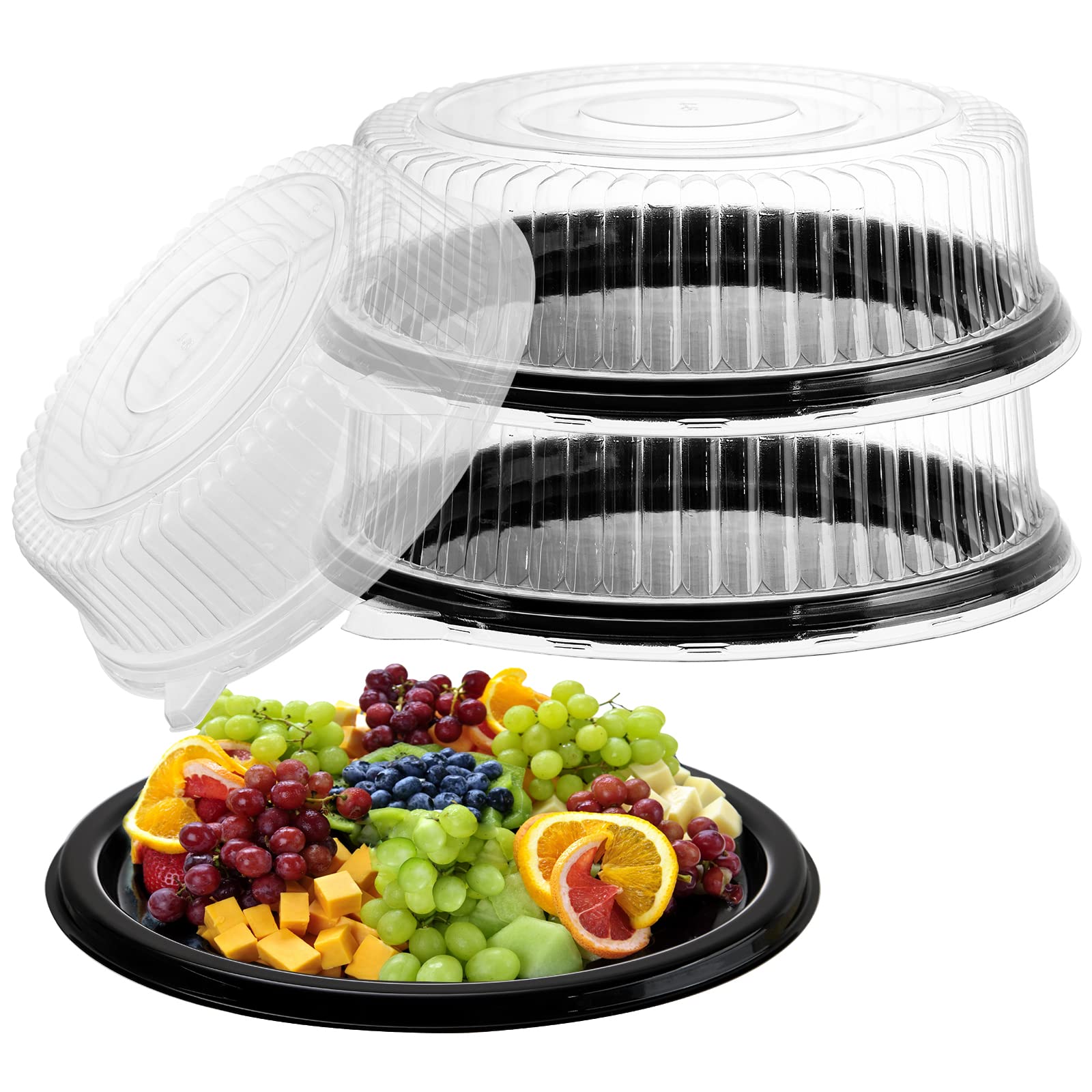 Frcctre BPA-free recyclable trays safe for hot or cold foods.
