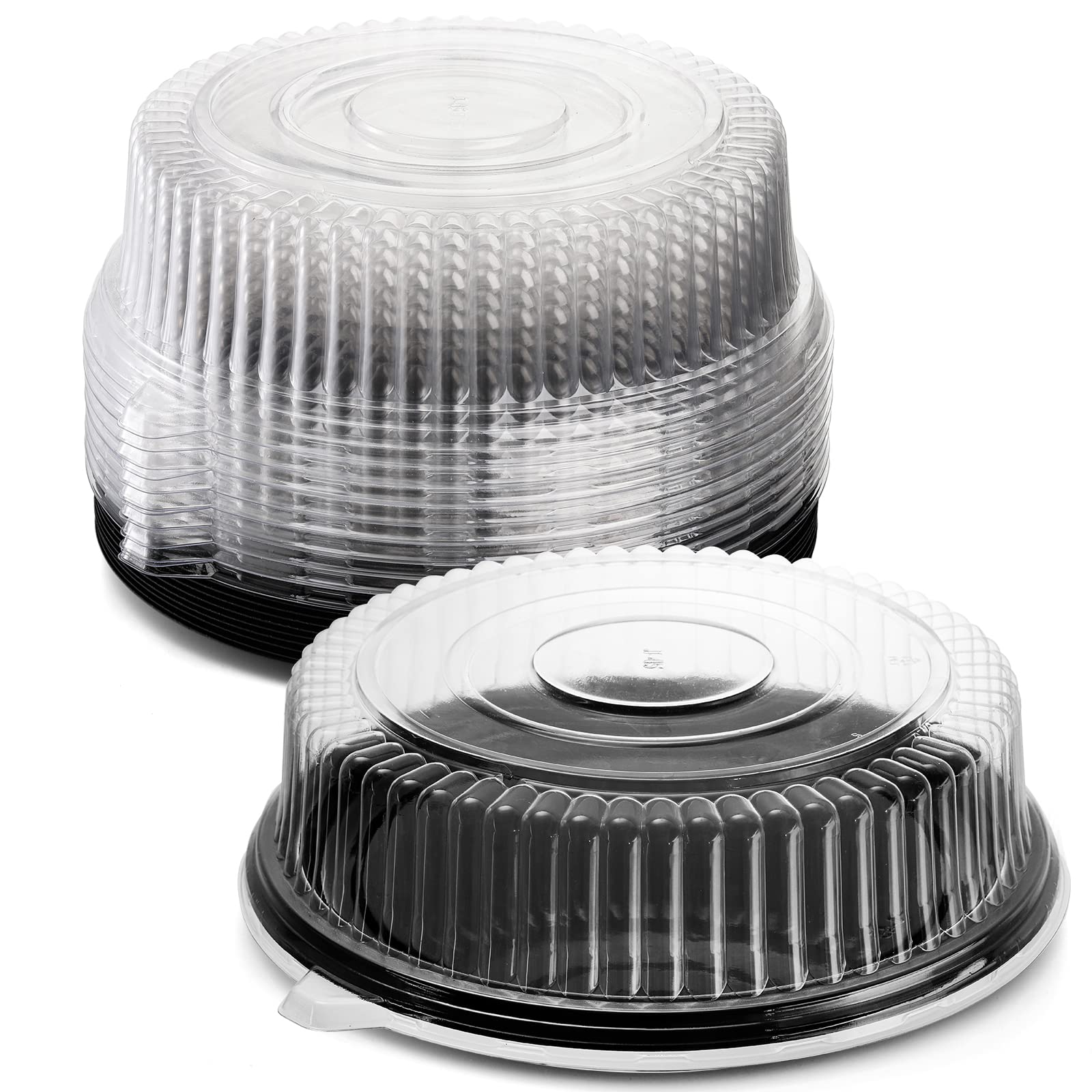 Frcctre clear dome lid on a tray for visibility and protection.