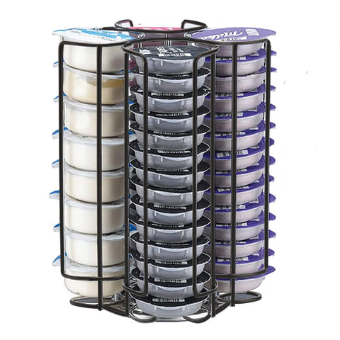 Frcctre cocktail capsule holder stand shows organized capsules for quick selection.