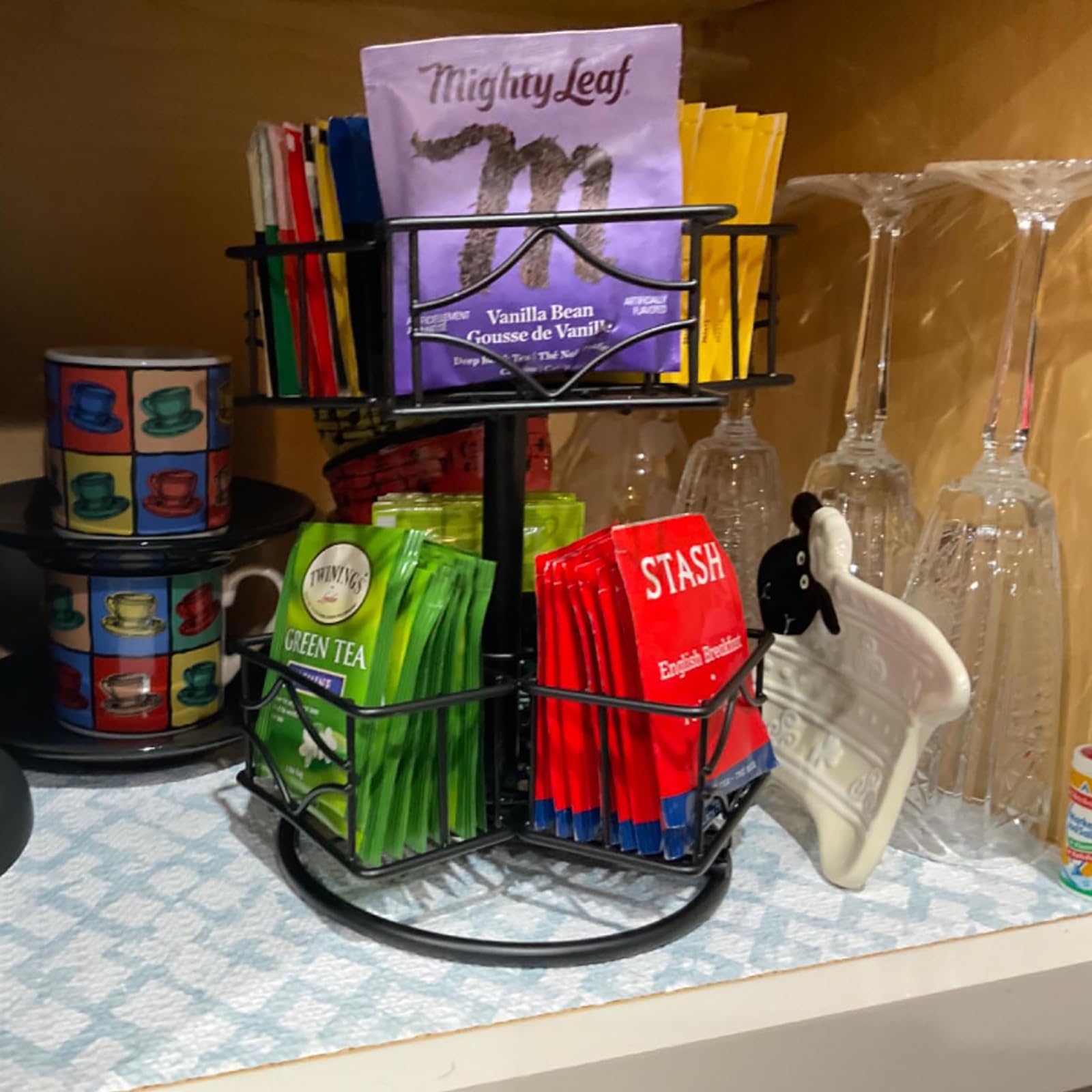 Frcctre sugar and creamer organizer keeps small packets within reach