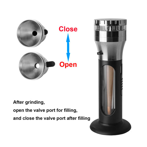 Free Boy 360-degree grinding system delivers even texture for herbs.