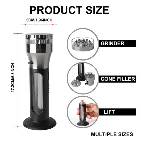 Free Boy magnetic detachable grinder for versatile use.