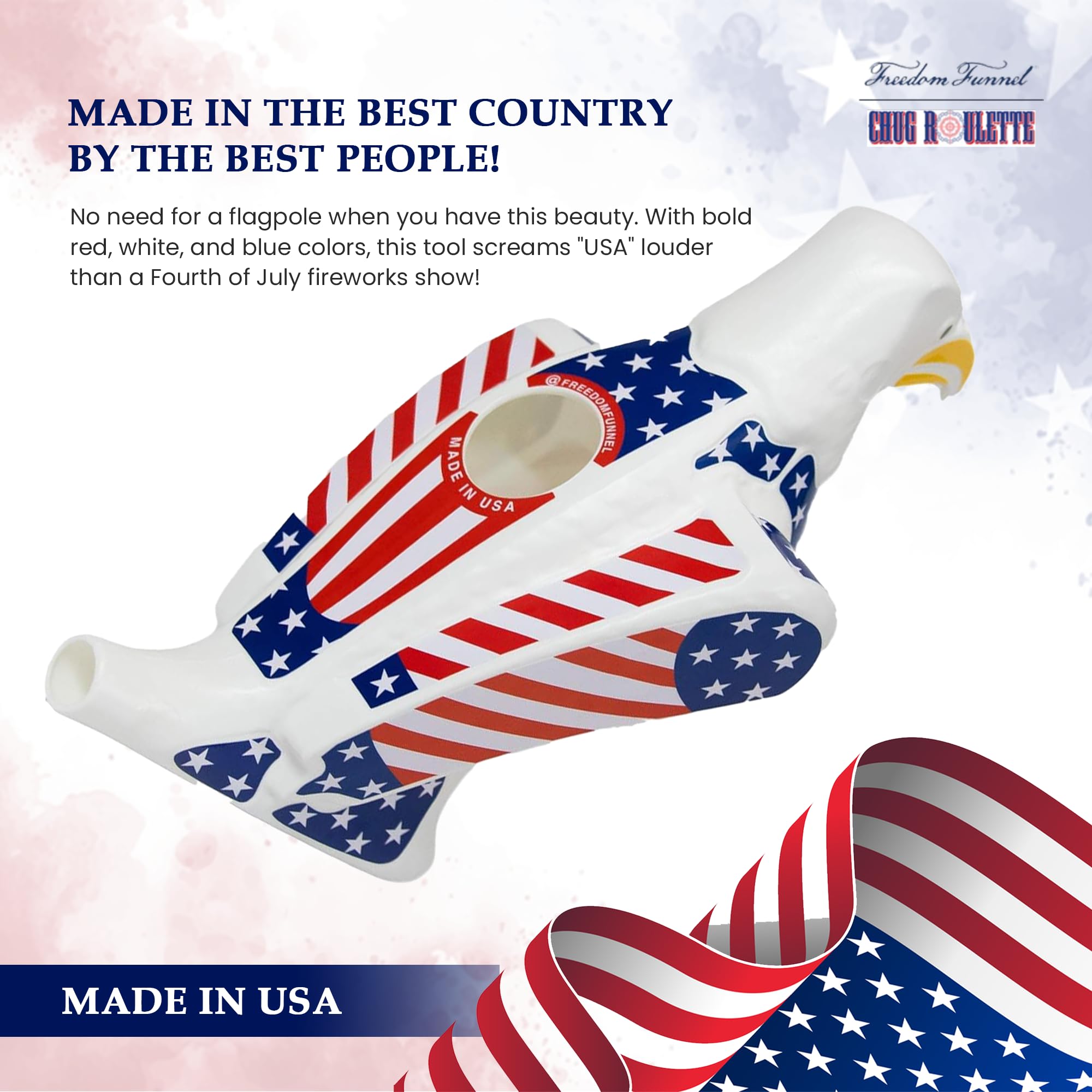 Freedom Funnel proudly made in the USA with craftsmanship