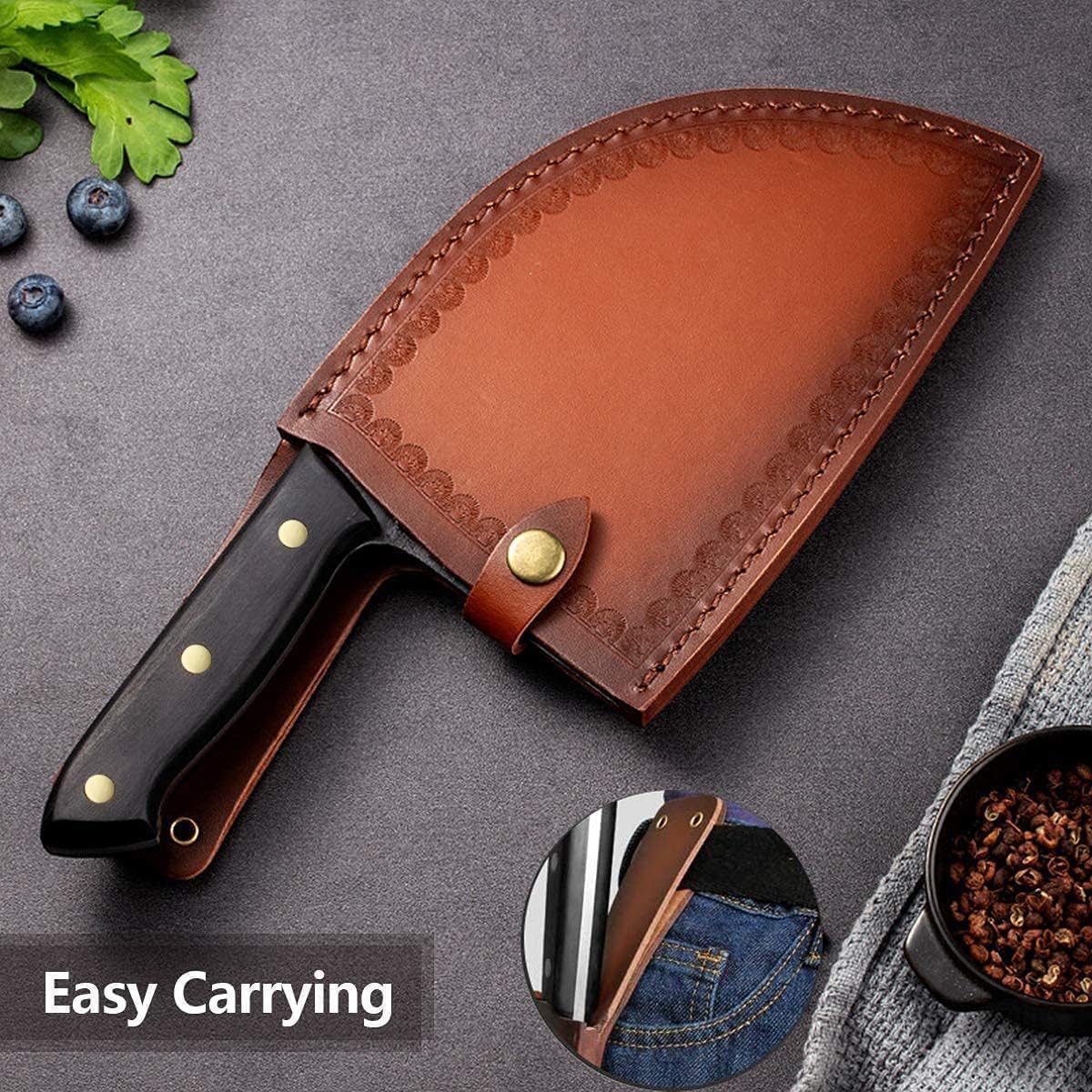 Freelander knife blade and handle assembly view highlights craftsmanship.