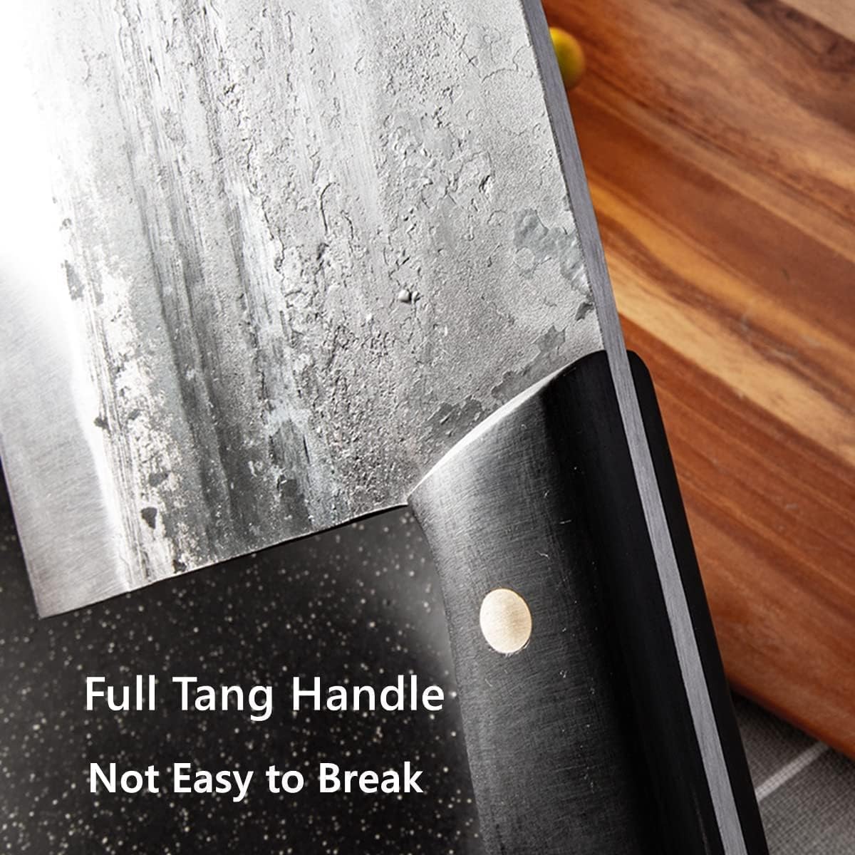 Freelander knife full tang highlights added strength and balance.