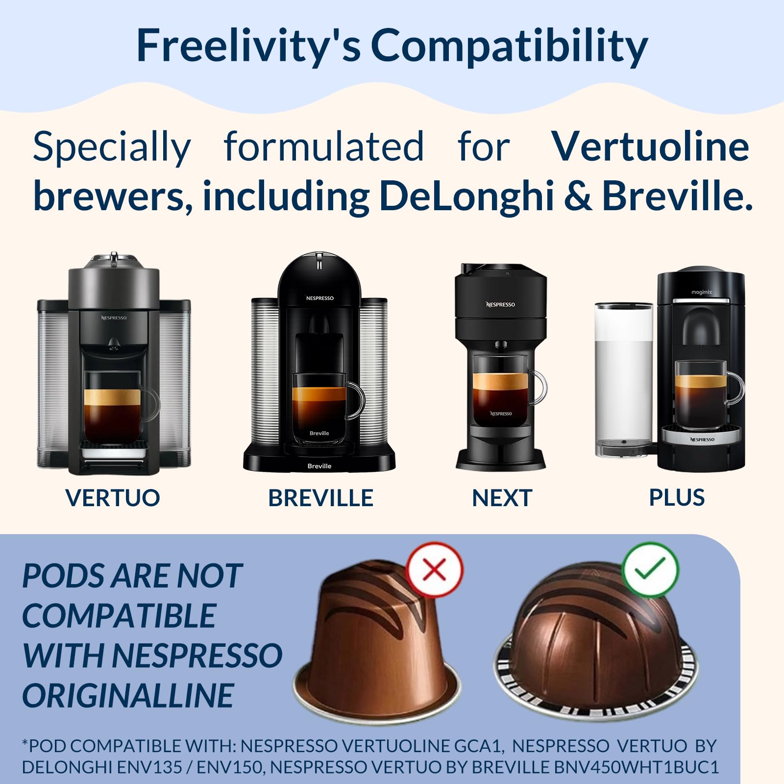 Freelivity Vertuo machine after cleaning with shiny interiors.