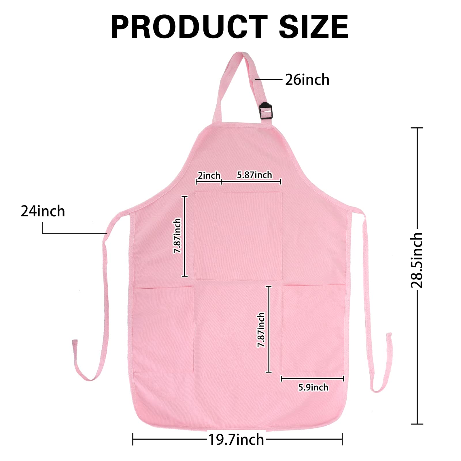 FreeNFond cotton canvas apron offering soft, breathable comfort for kids